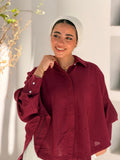 Over Size Linen Shirt