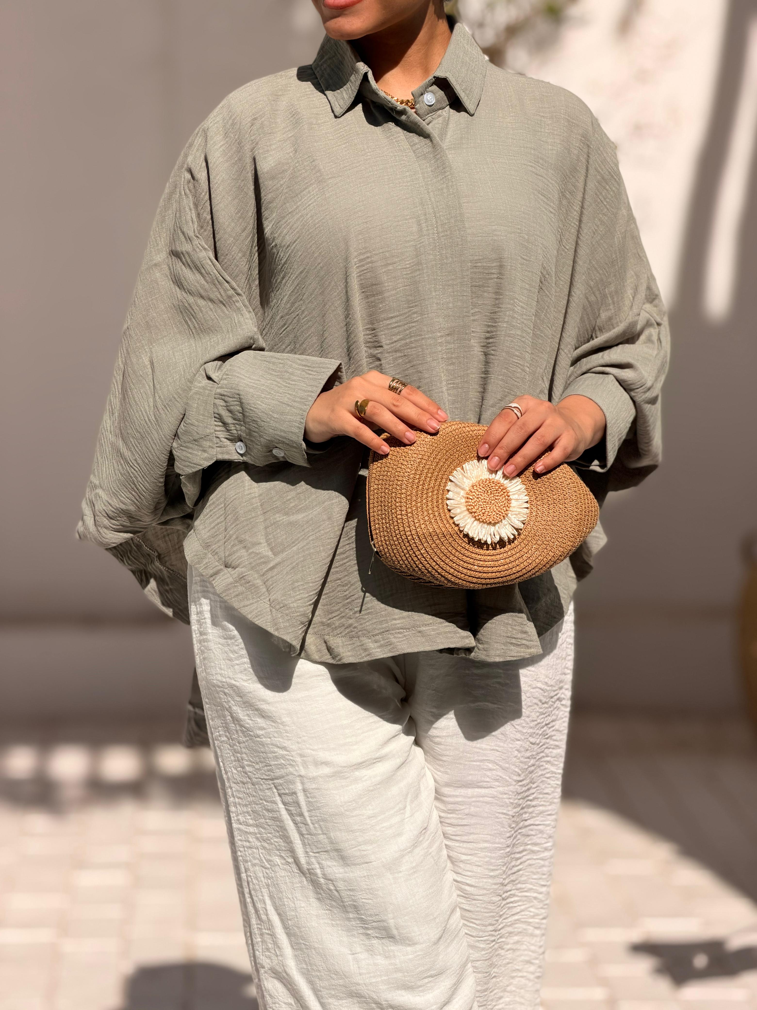 Over Size Linen Shirt
