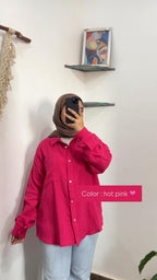 Crinkle Cotton Shirt