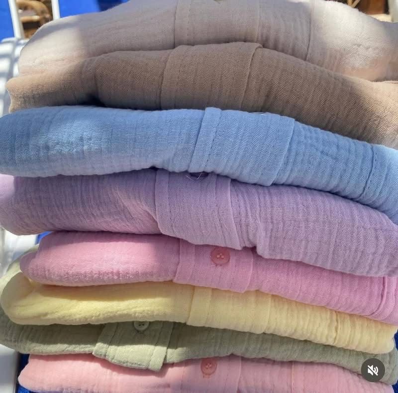 Crinkle Cotton Shirt