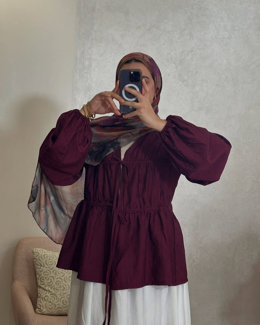 Galaxy Blouse + Cruncy Skirt