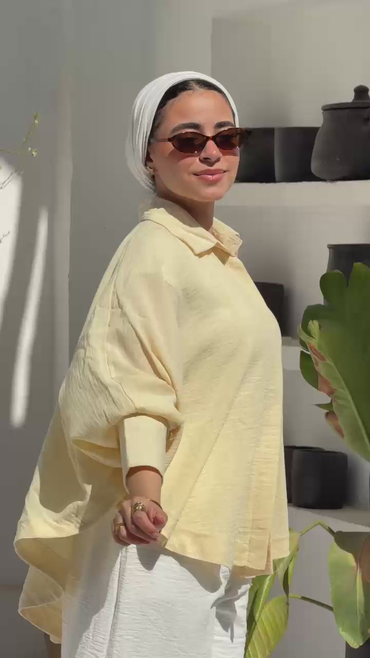 Over Size Linen Shirt