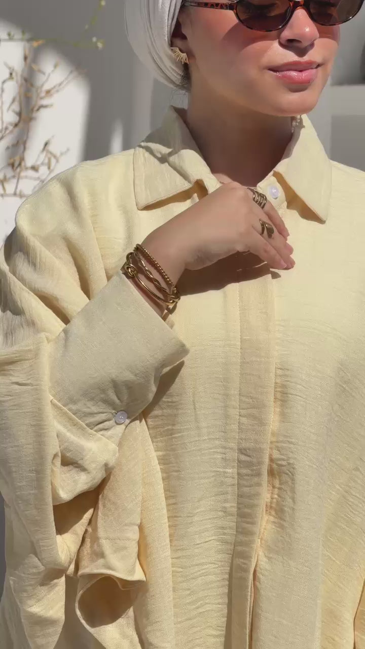 Over Size Linen Shirt